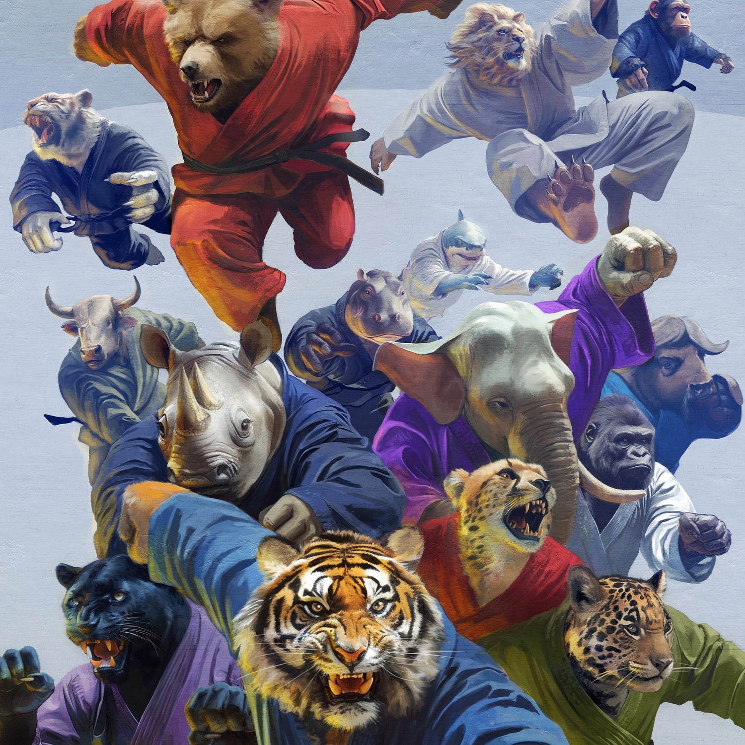 Zoo Jitsu Fighters