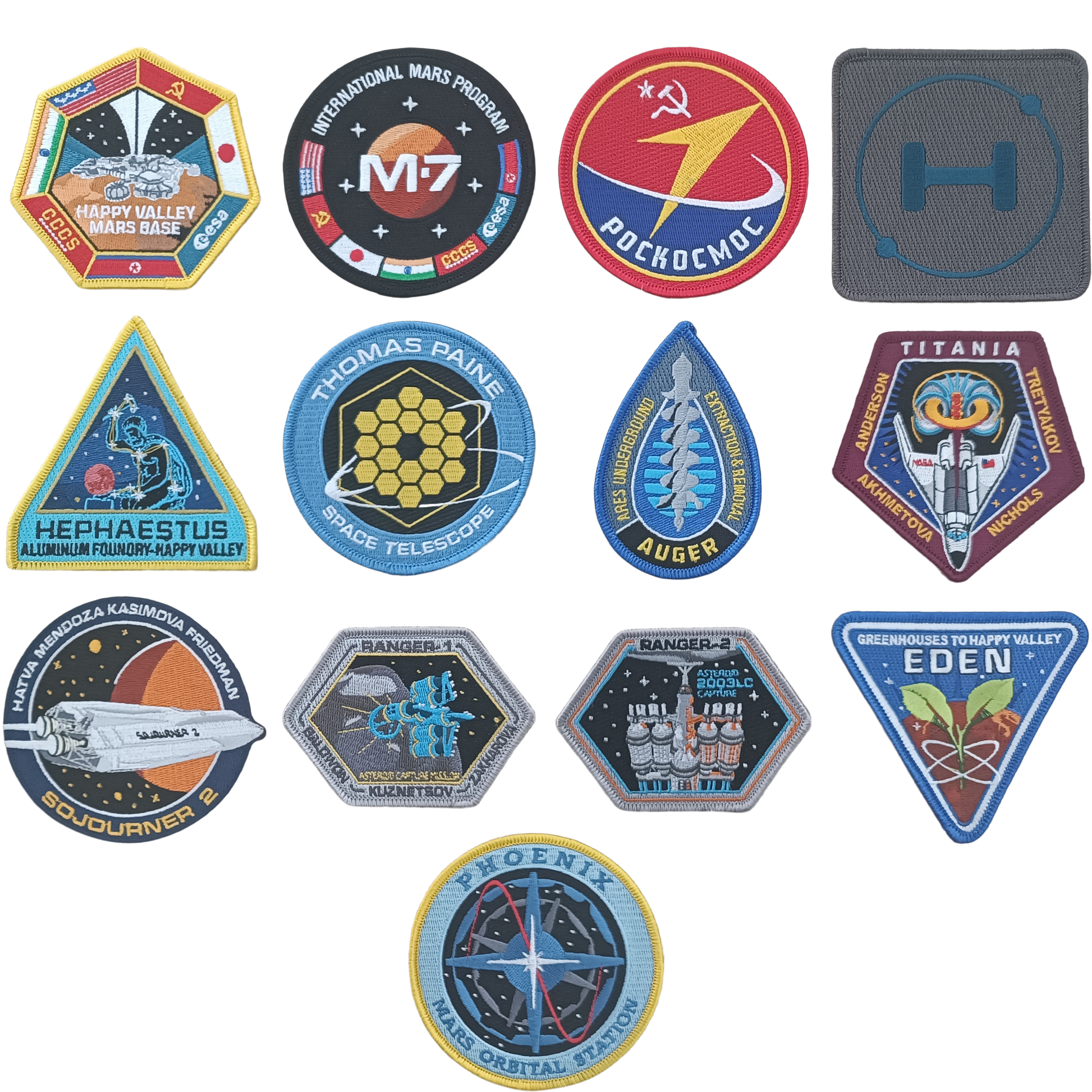 For All Mankind Season 4 Patches Set (Exclusive) - Icon Heroes 