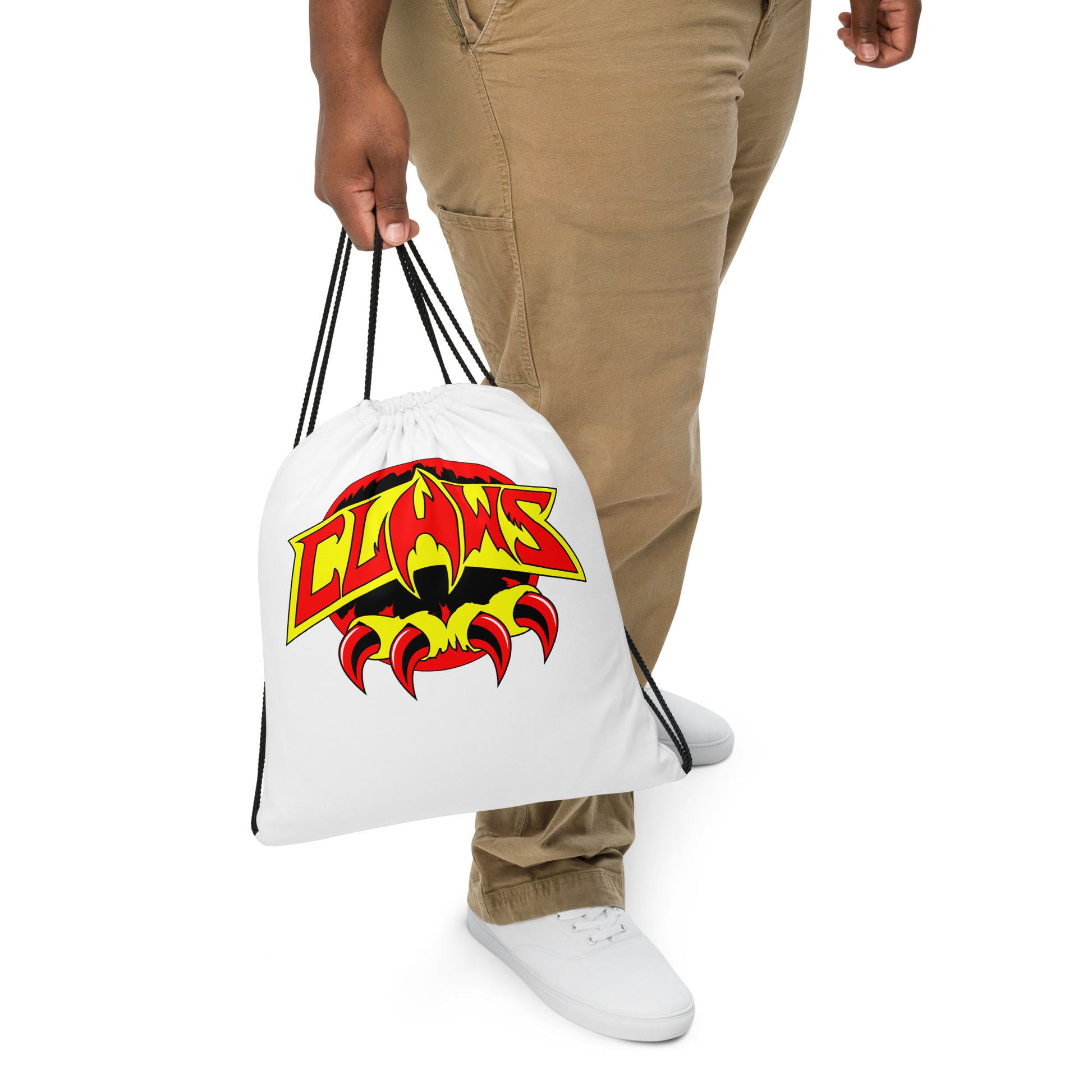 Zoo Jitsu Fighters CLAWS Logo Drawstring bag - Icon Heroes 