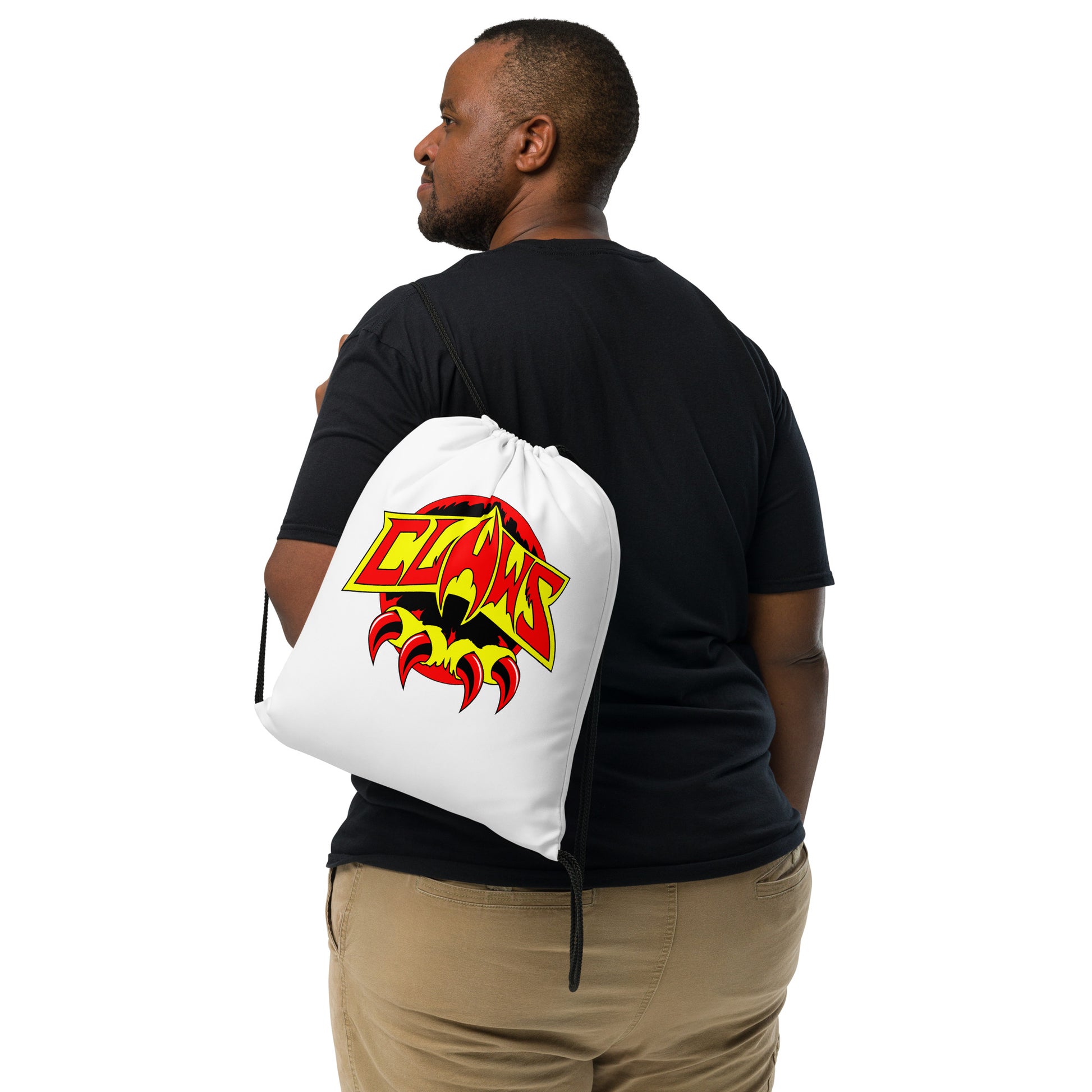 Zoo Jitsu Fighters CLAWS Logo Drawstring bag - Icon Heroes 
