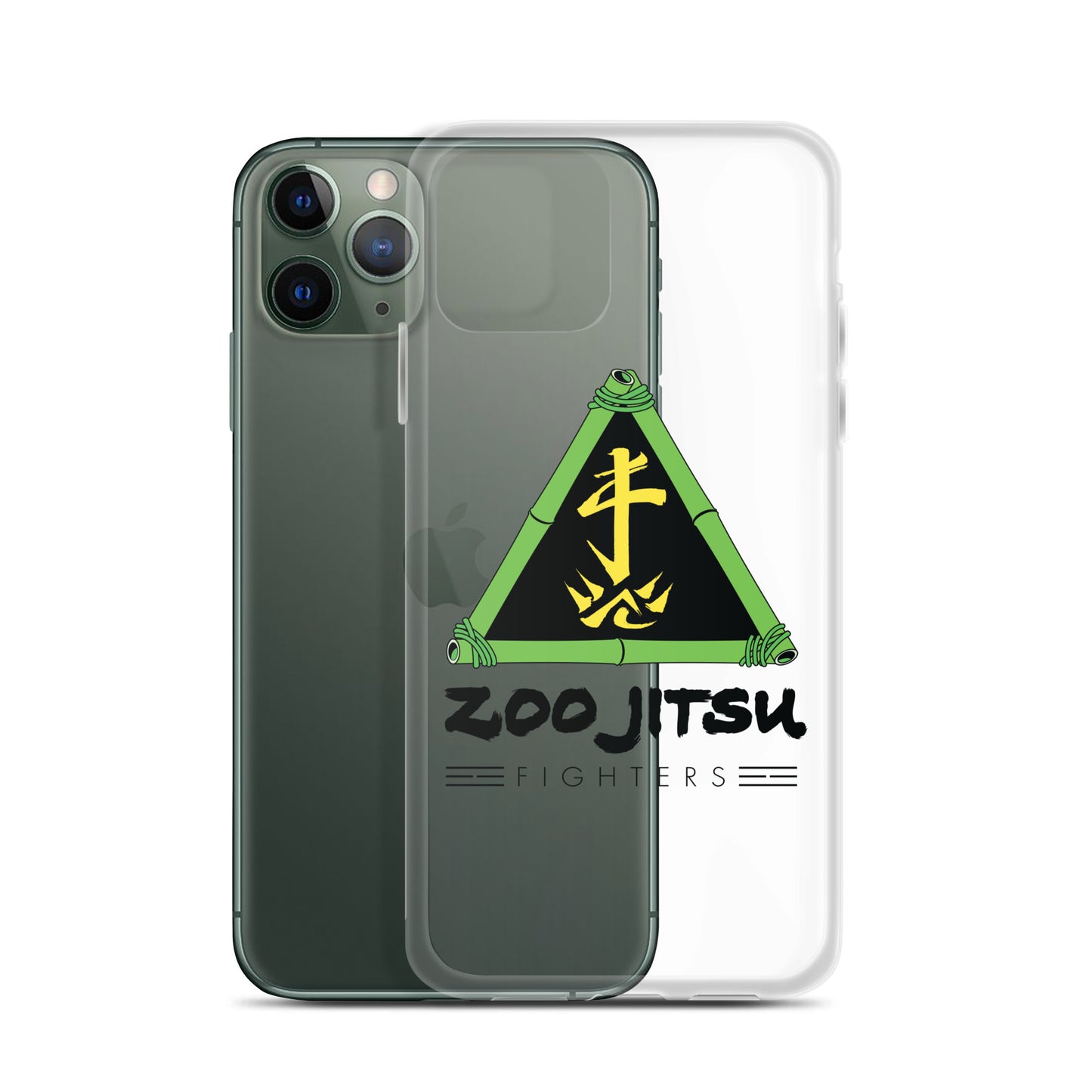 Zoo Jitsu Fighters Logo Clear Case for iPhone® - Icon Heroes 