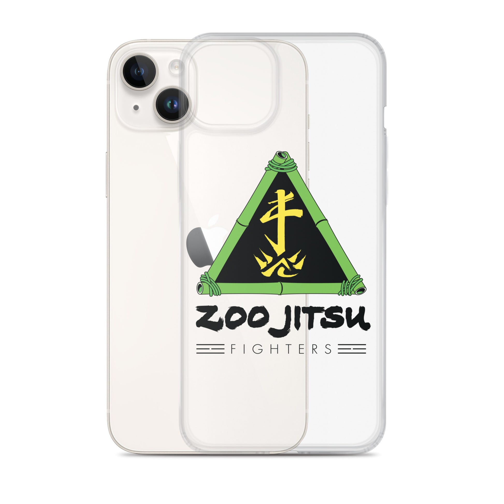 Zoo Jitsu Fighters Logo Clear Case for iPhone® - Icon Heroes 
