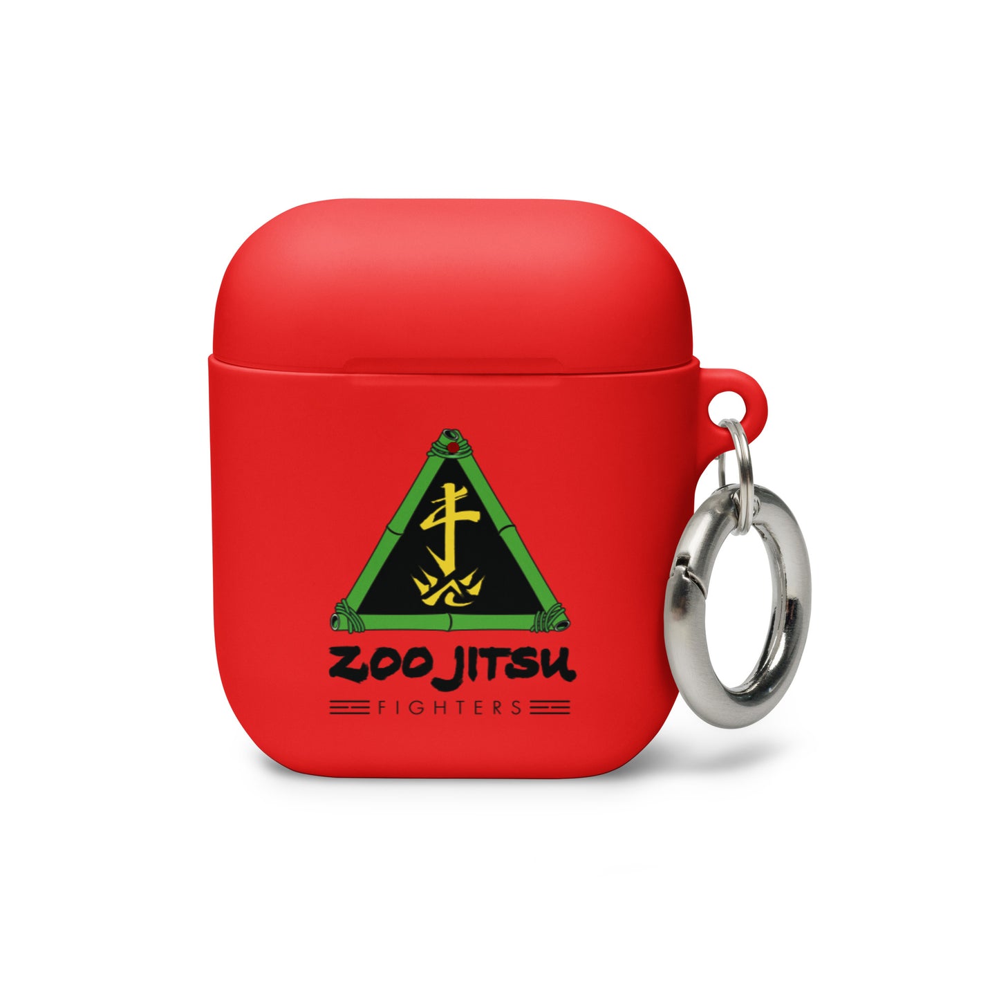 Zoo Jitsu Fighters Logo Rubber Case for AirPods®