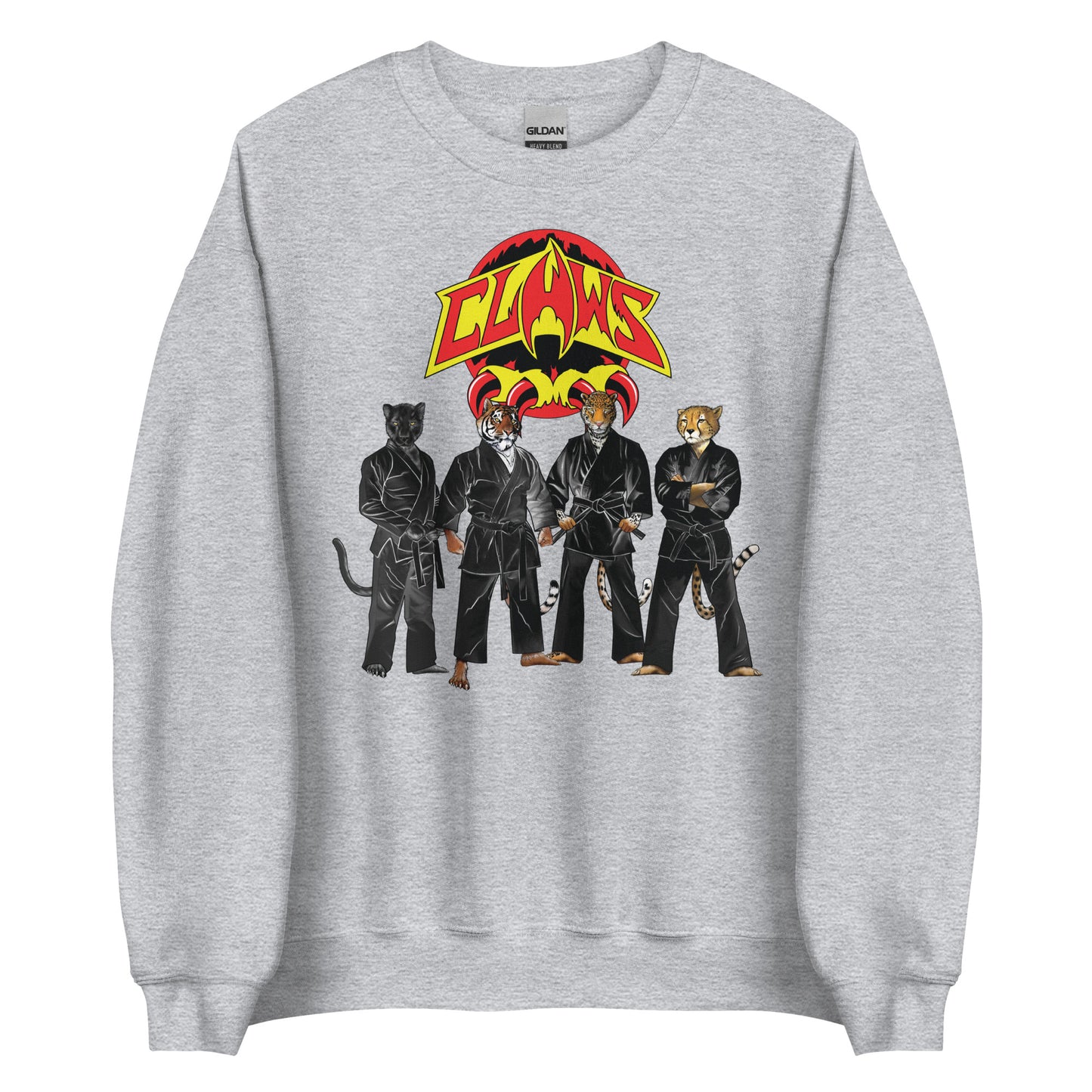 Zoo Jitsu Fighters CLAWS Group Unisex Sweatshirt - Icon Heroes 