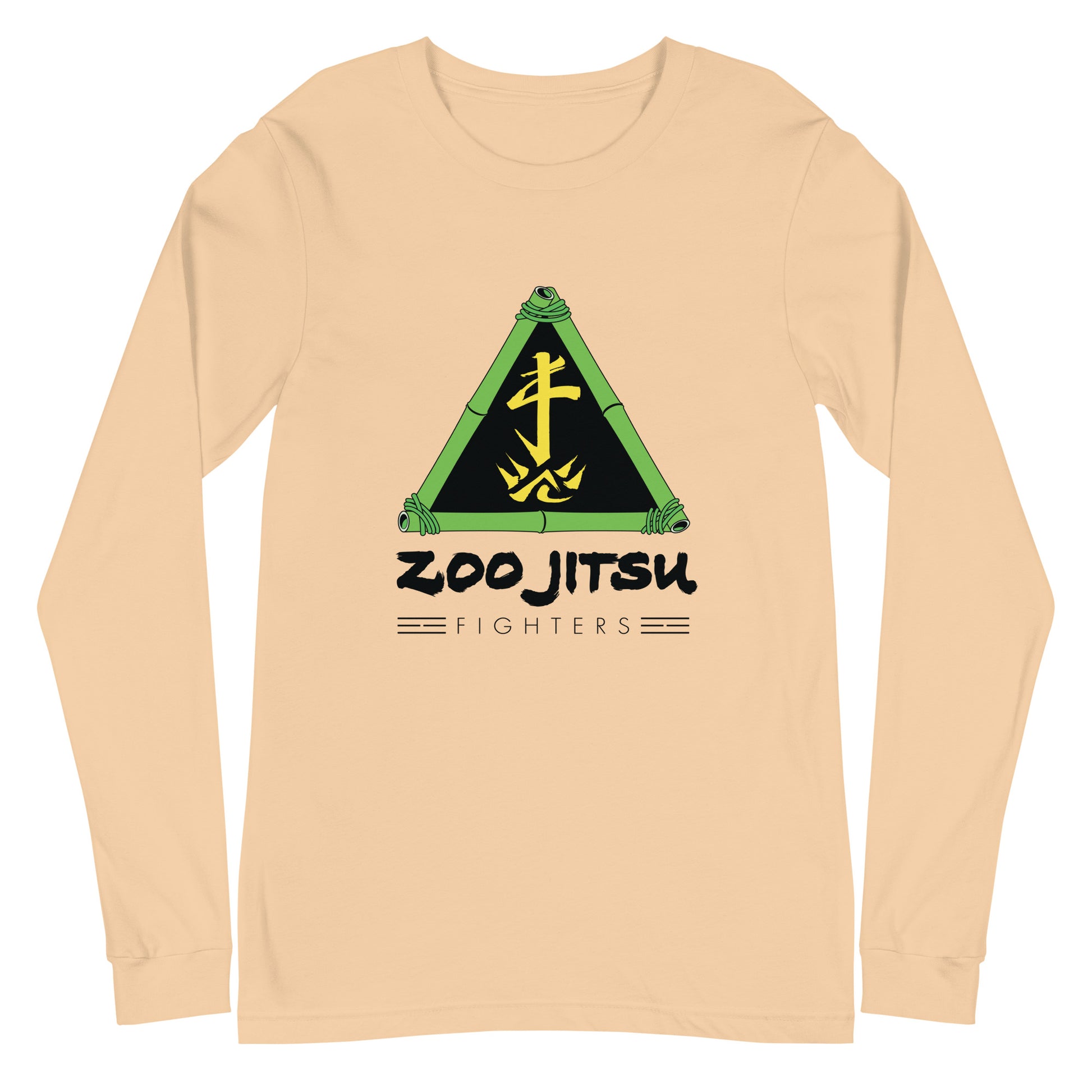 Zoo Jitsu Fighters Logo Unisex Long Sleeve Tee - Icon Heroes 