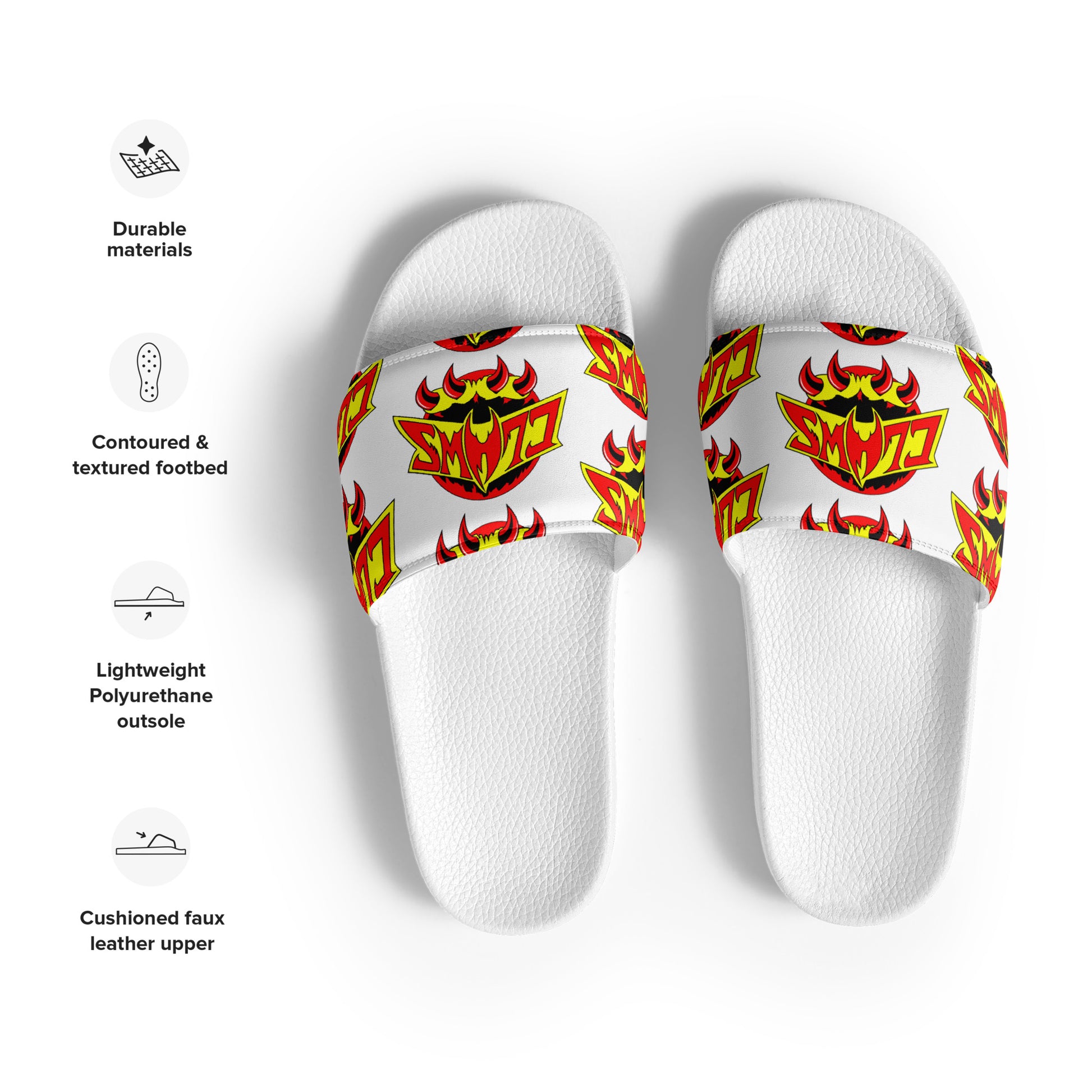 Zoo Jitsu Fighters CLAWS Logo Women's slides - Icon Heroes 