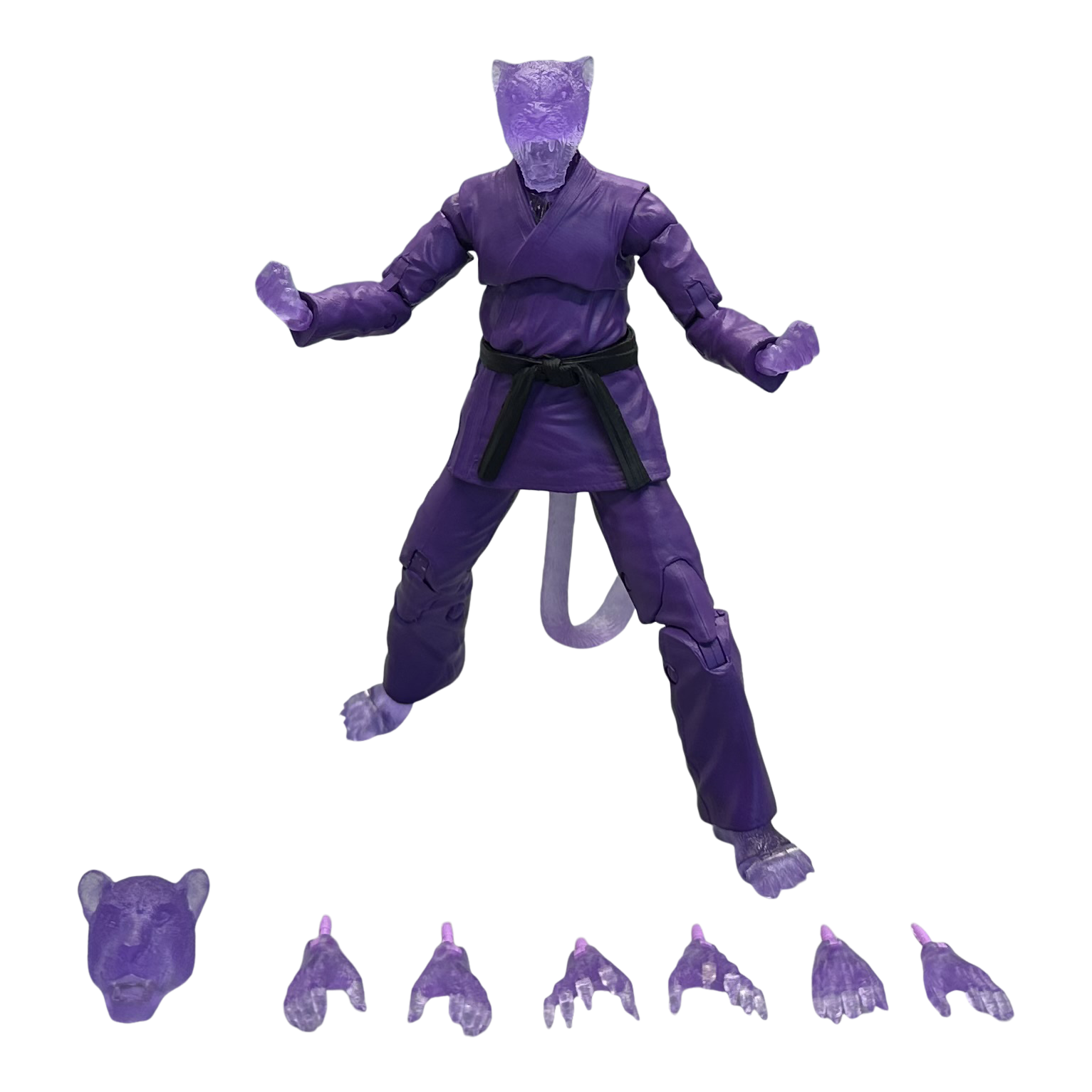 Zoo Jitsu Fighters Jairo the Jaguar Jiu Jitsu Action Figure Icon Heroes