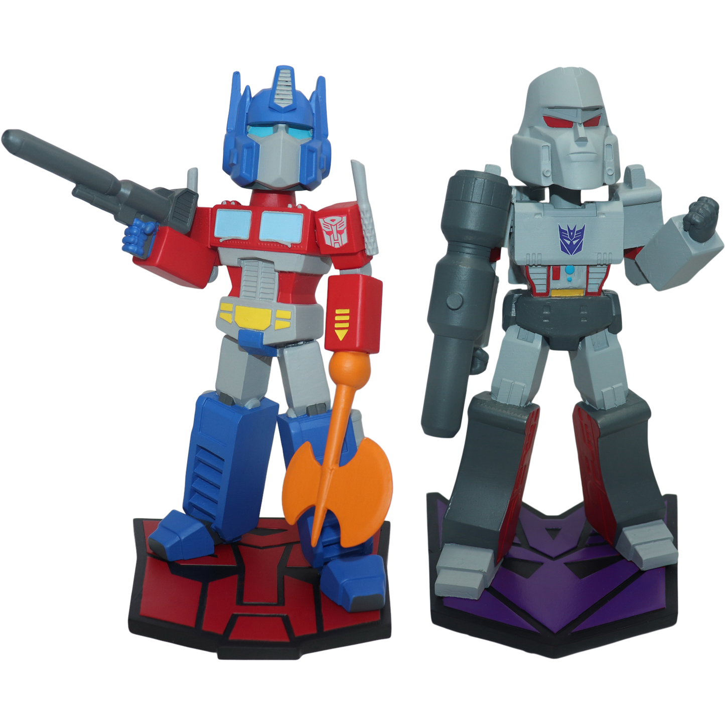 Transformers Optimus Prime vs Megatron Bobblehead Set (SDCC Exclusive) - Available 3rd Quarter 2023 - Icon Heroes 