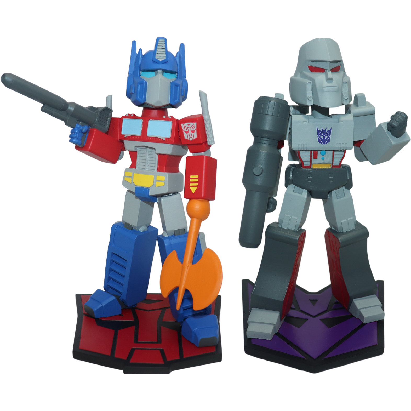 Transformers Optimus Prime vs Megatron Bobblehead Set (SDCC Exclusive) - Available 3rd Quarter 2023 - Icon Heroes 