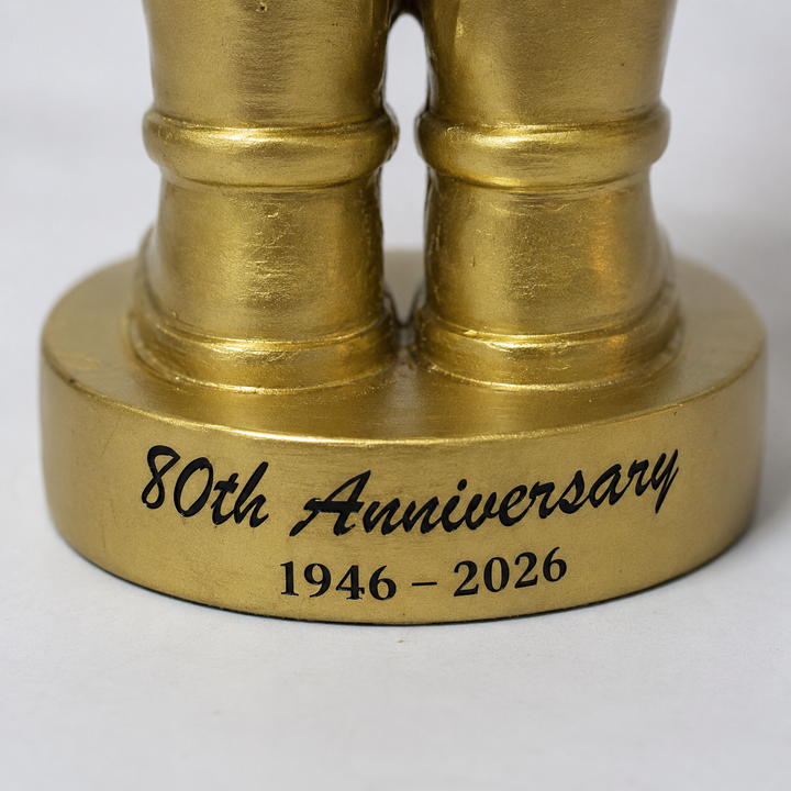 KB Toys 80th Gold Toy Soldier Bobblehead – SDCC Exclusive - Icon Heroes 