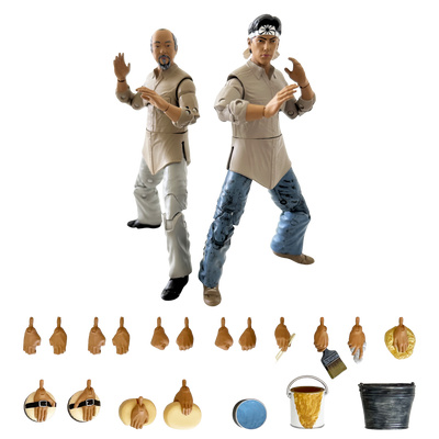 The Karate Kid Mr. Miyagi and Daniel Miyagi-Do Training Action Figure Box Set - Icon Heroes 