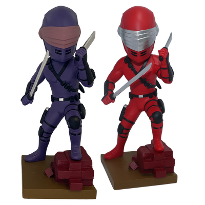G.I. Joe Snake Eyes Bobbleheads Bundle - Icon Heroes 