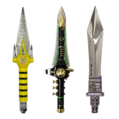 Power Rangers and Transformers Letter Openers Combo - Icon Heroes 