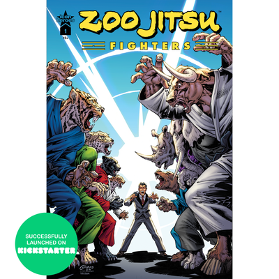 Zoo Jitsu Fighters #1 Comic Book Cover D - Kevin Conrad - Icon Heroes 