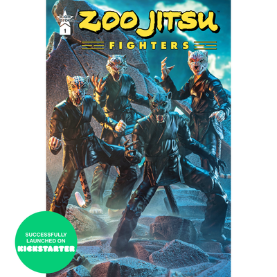Zoo Jitsu Fighters #1 Comic Book Cover H - Trevor Williams - Icon Heroes 
