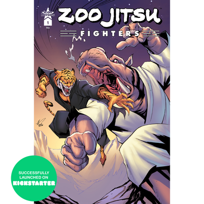 Zoo Jitsu Fighters #1 Comic Book Cover C - Ale Garza - Icon Heroes 
