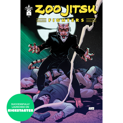 Zoo Jitsu Fighters #1 Comic Book Cover F- Wade King - Icon Heroes 