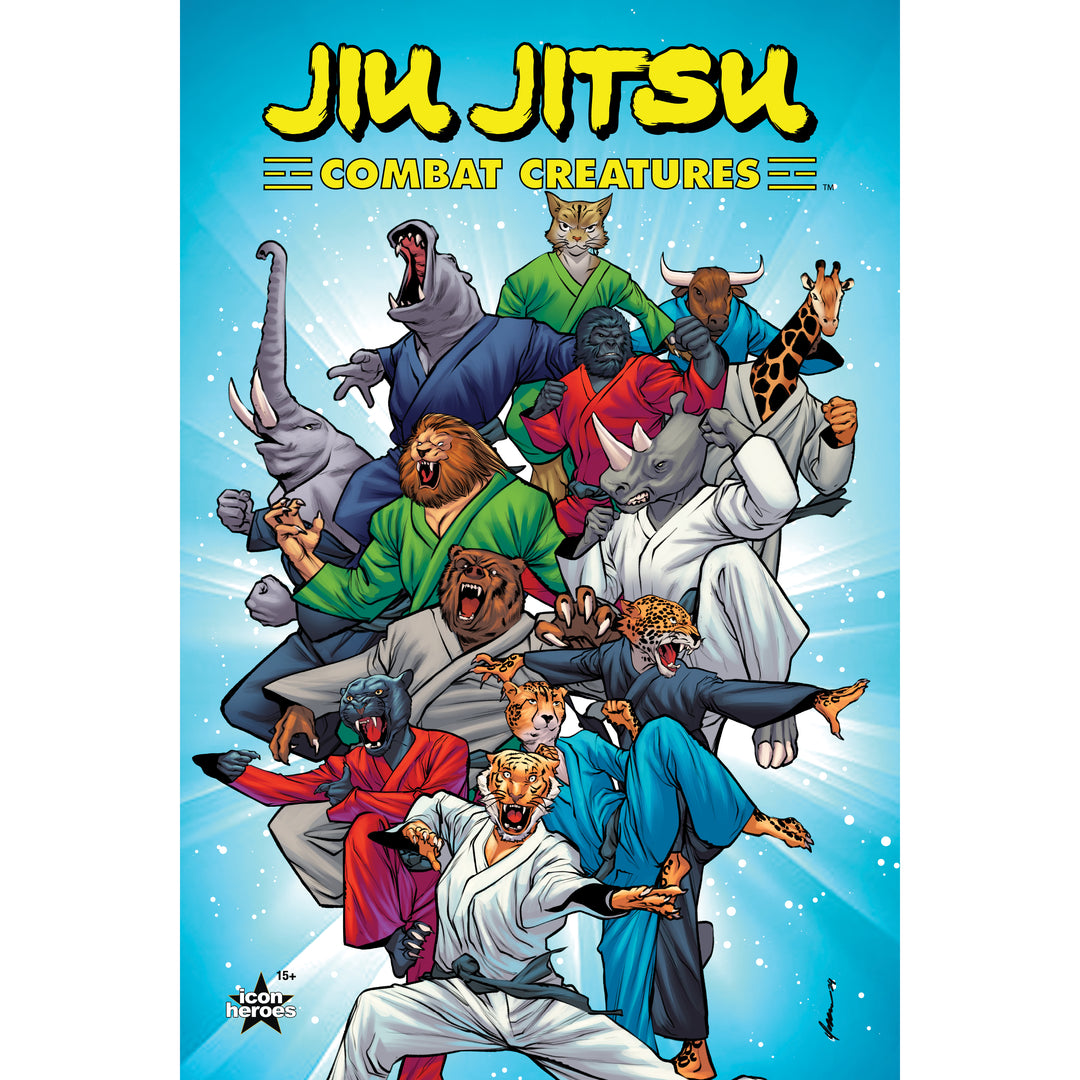 Jiu Jitsu Combat Creatures Comic Book Graphic Novel Paperback