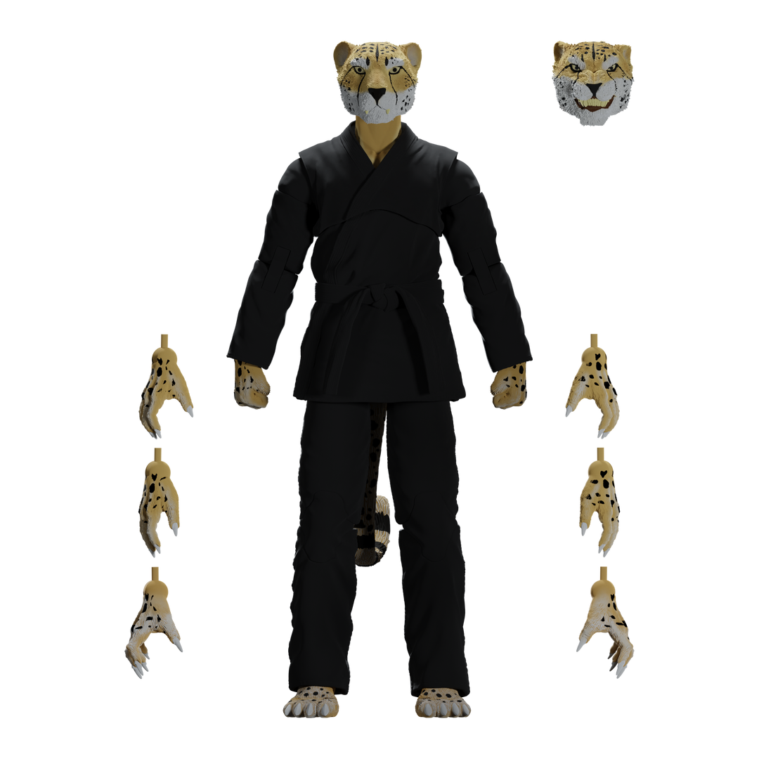 Jiu Jitsu Combat Creatures Chico the Cheetah Action Figure - Icon Heroes 