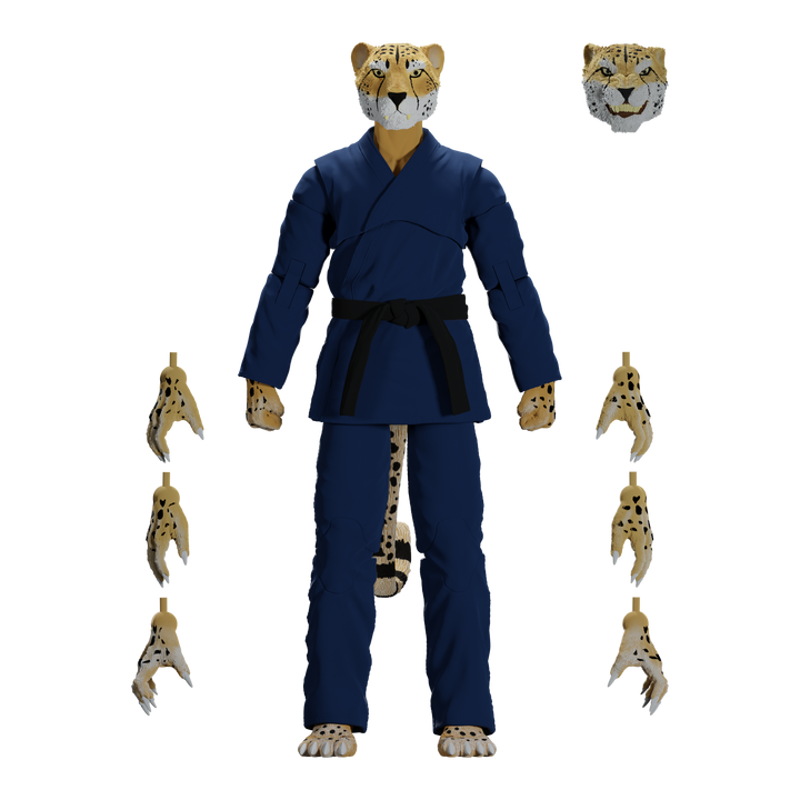 Jiu Jitsu Combat Creatures Chico the Cheetah Action Figure - Icon Heroes 