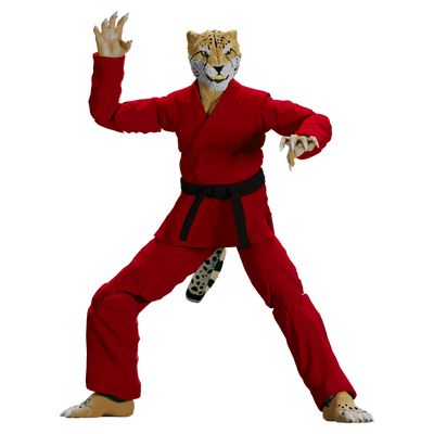 Zoo Jitsu Fighters Chico the Cheetah Action Figure - Icon Heroes 