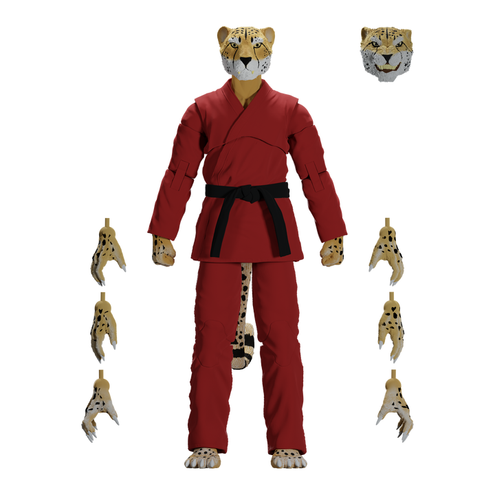 Jiu Jitsu Combat Creatures Chico the Cheetah Action Figure - Icon Heroes 