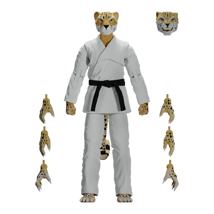 Jiu Jitsu Combat Creatures Chico the Cheetah Action Figure - Icon Heroes 