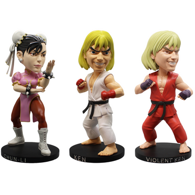 Street Fighter Bobbleheads Combo - Icon Heroes 