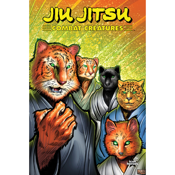 Jiu Jitsu Combat Creatures Comic Book Graphic Novel Paperback
