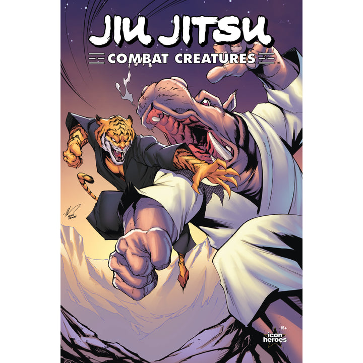 Jiu Jitsu Combat Creatures Comic Book Graphic Novel Paperback