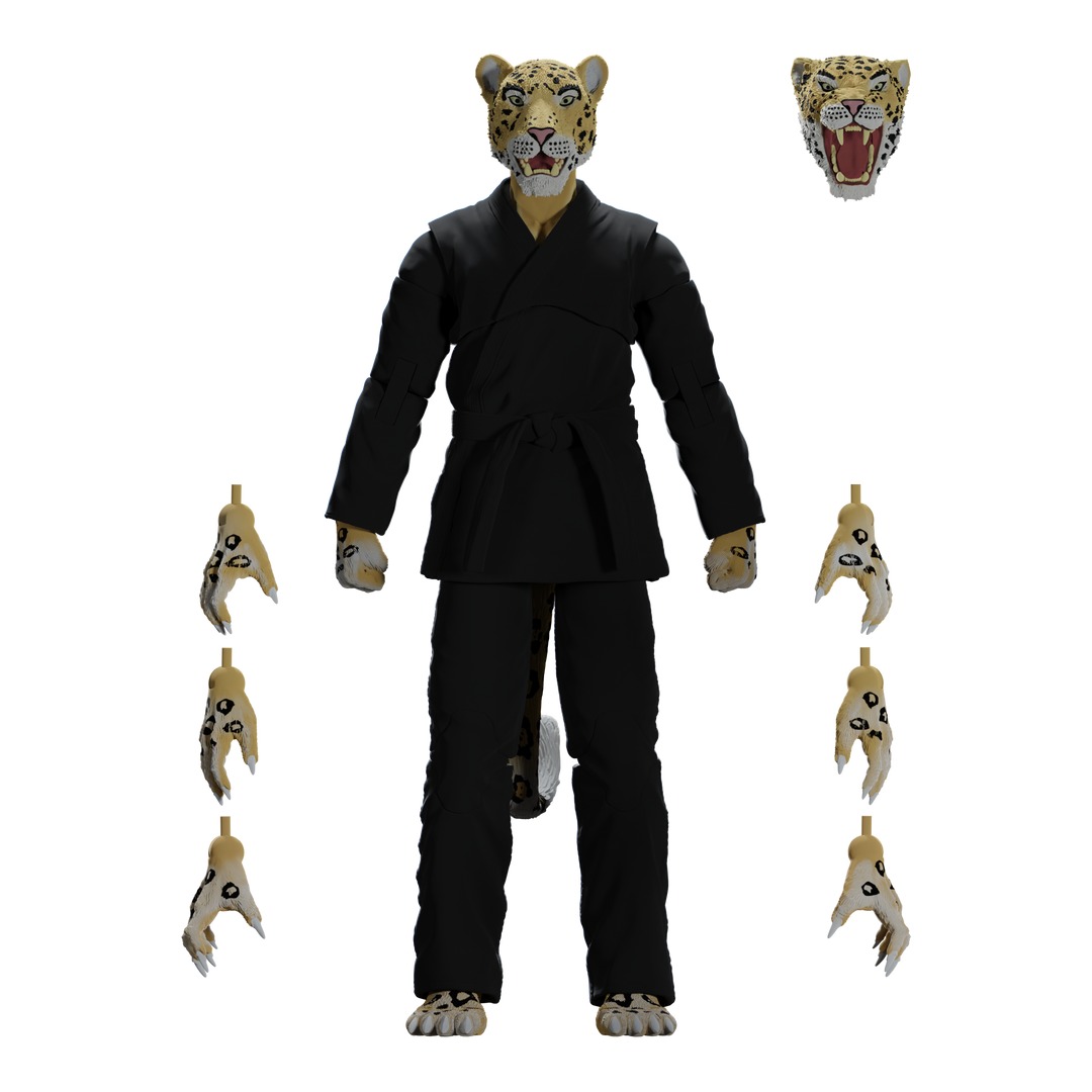 Jiu Jitsu Combat Creatures Jairo the Jaguar Action Figure - Icon Heroes 