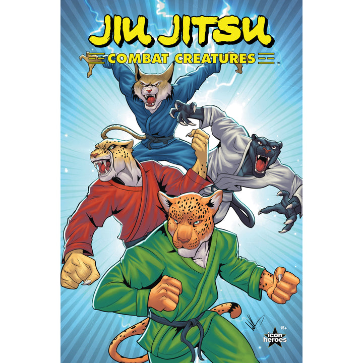 Jiu Jitsu Combat Creatures Comic Book Graphic Novel Paperback