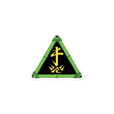 Zoo Jitsu Fighters ZJ Triangle Bubble-free Sticker - Icon Heroes 