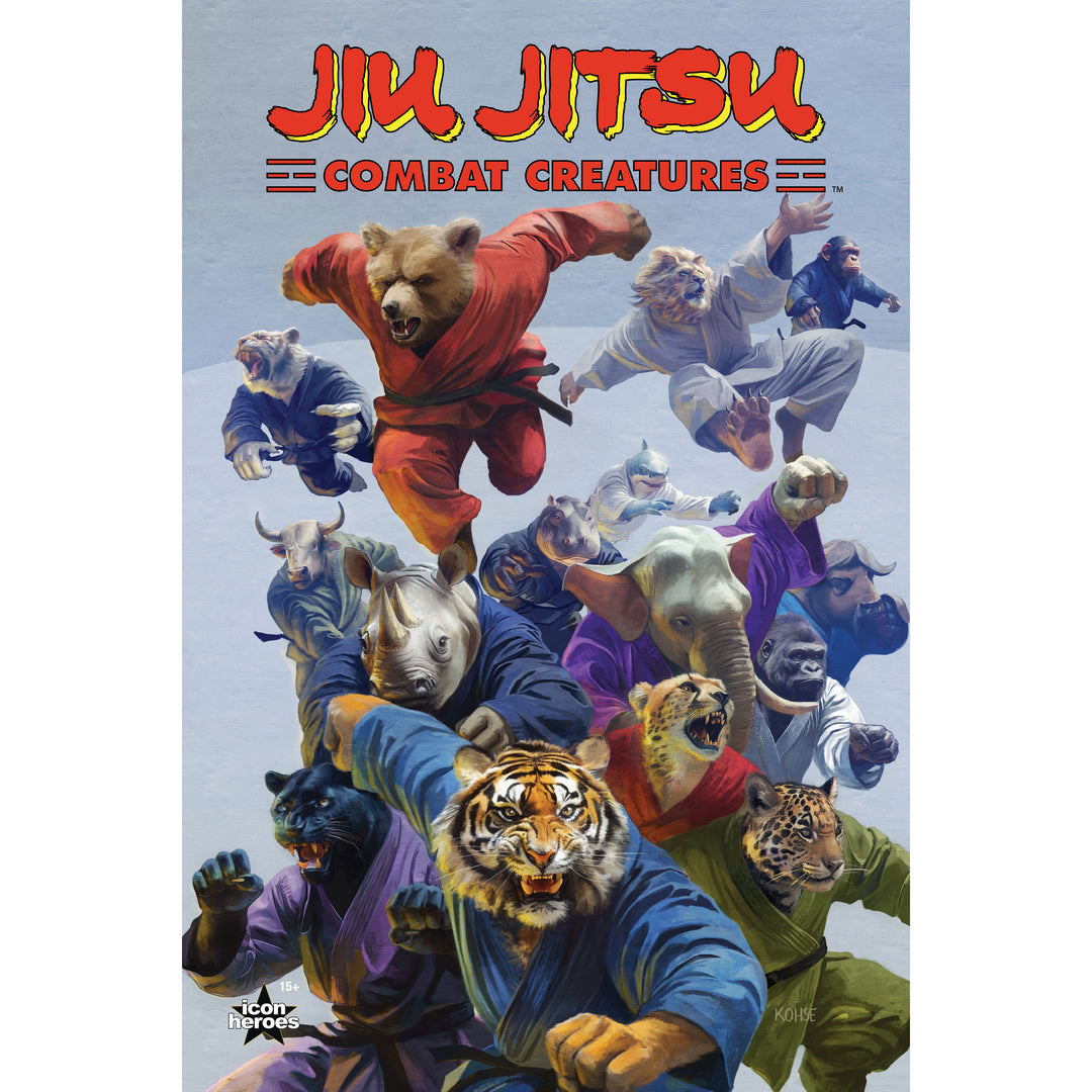 Jiu Jitsu Combat Creatures Comic Book Graphic Novel Paperback
