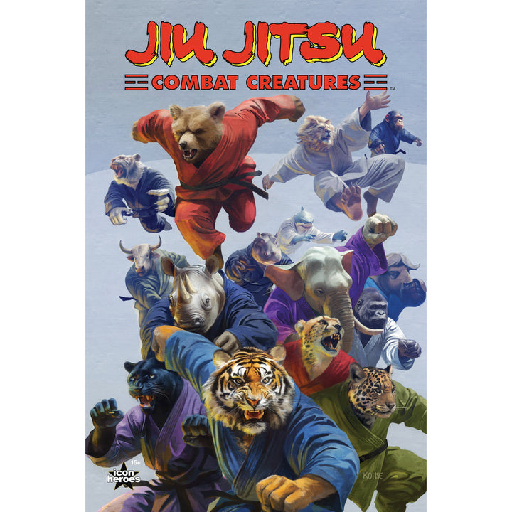 Jiu Jitsu Combat Creatures Comic Book Graphic Novel Paperback