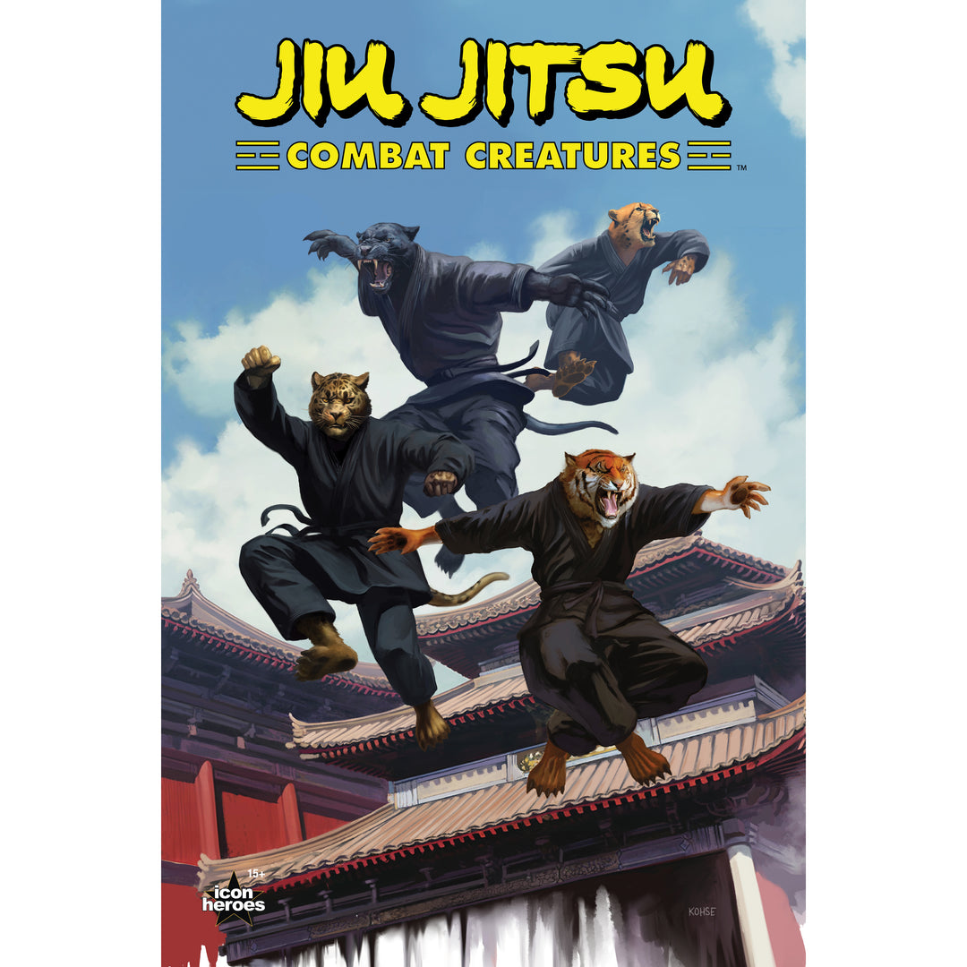 Jiu Jitsu Combat Creatures Comic Book Graphic Novel Paperback