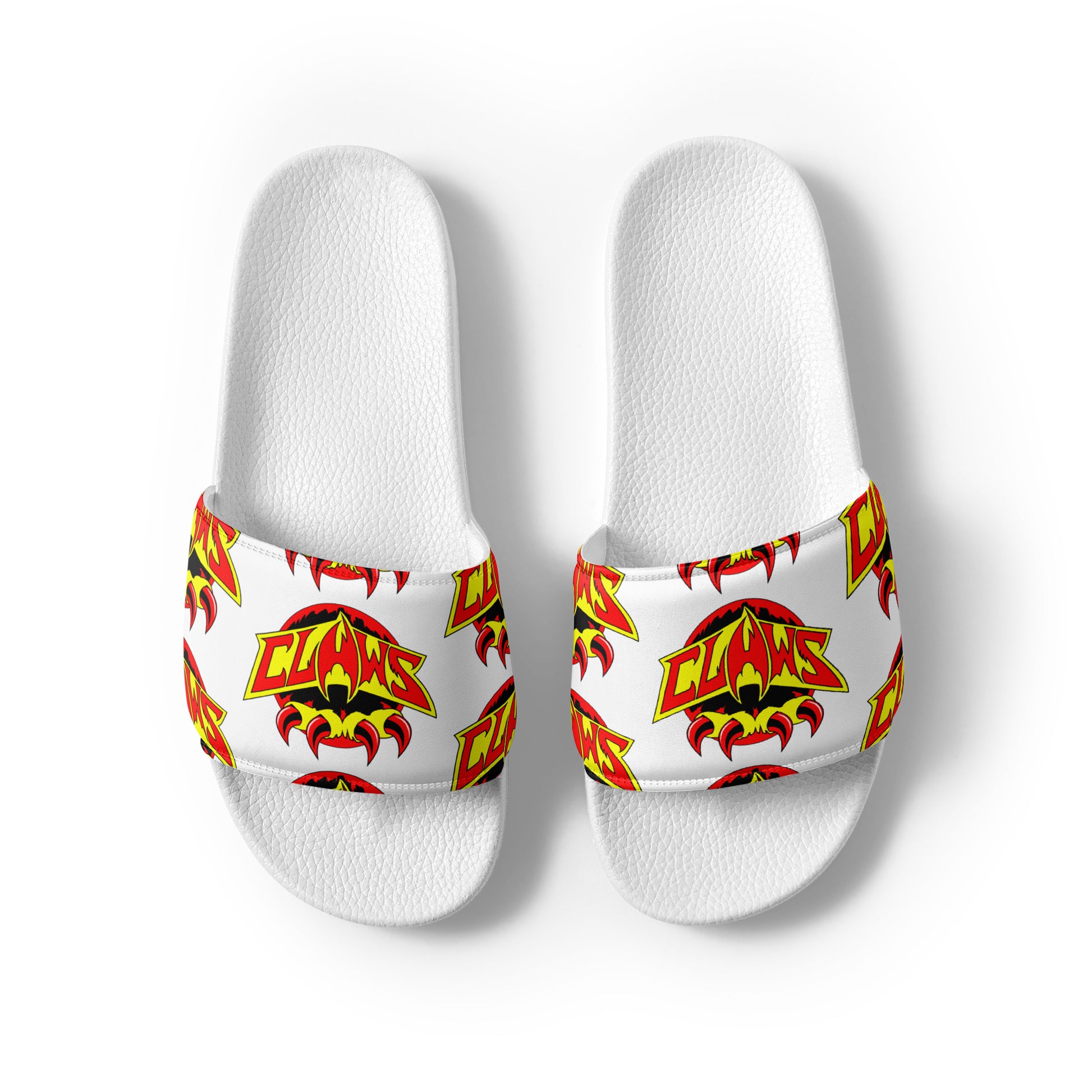 Zoo Jitsu Fighters CLAWS Logo Men’s slides - Icon Heroes 