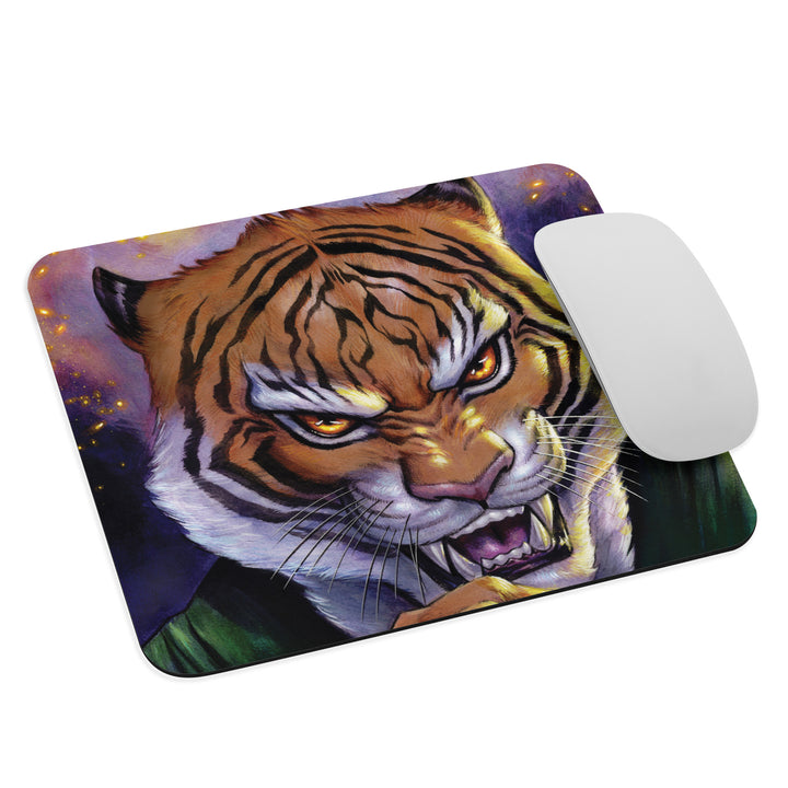 Jiu Jitsu Combat Creatures Mouse Pad by Bella Rachlin