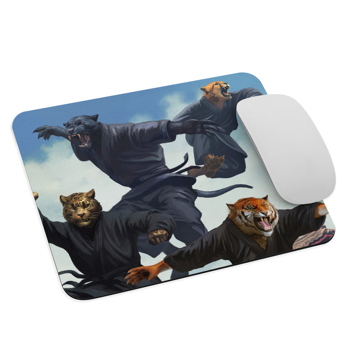 Jiu Jitsu Combat Creatures Mouse Pad by Lee Kohse B