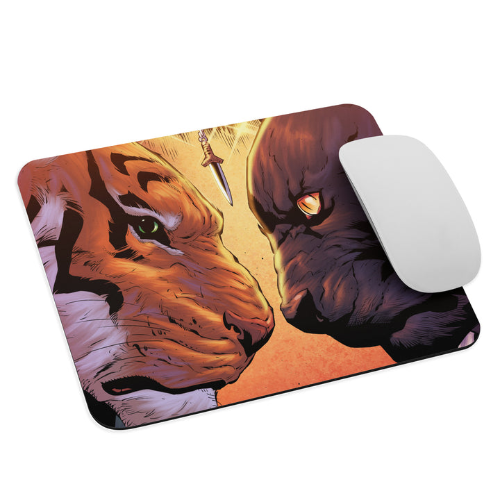 Jiu Jitsu Combat Creatures Mouse Pad by Netho Diaz
