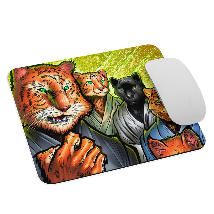 Jiu Jitsu Combat Creatures Mouse Pad by Shannon Eric Denton