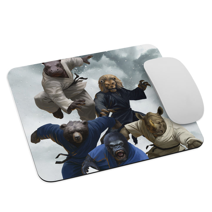 Jiu Jitsu Combat Creatures Mouse Pad by Lee Kohse C