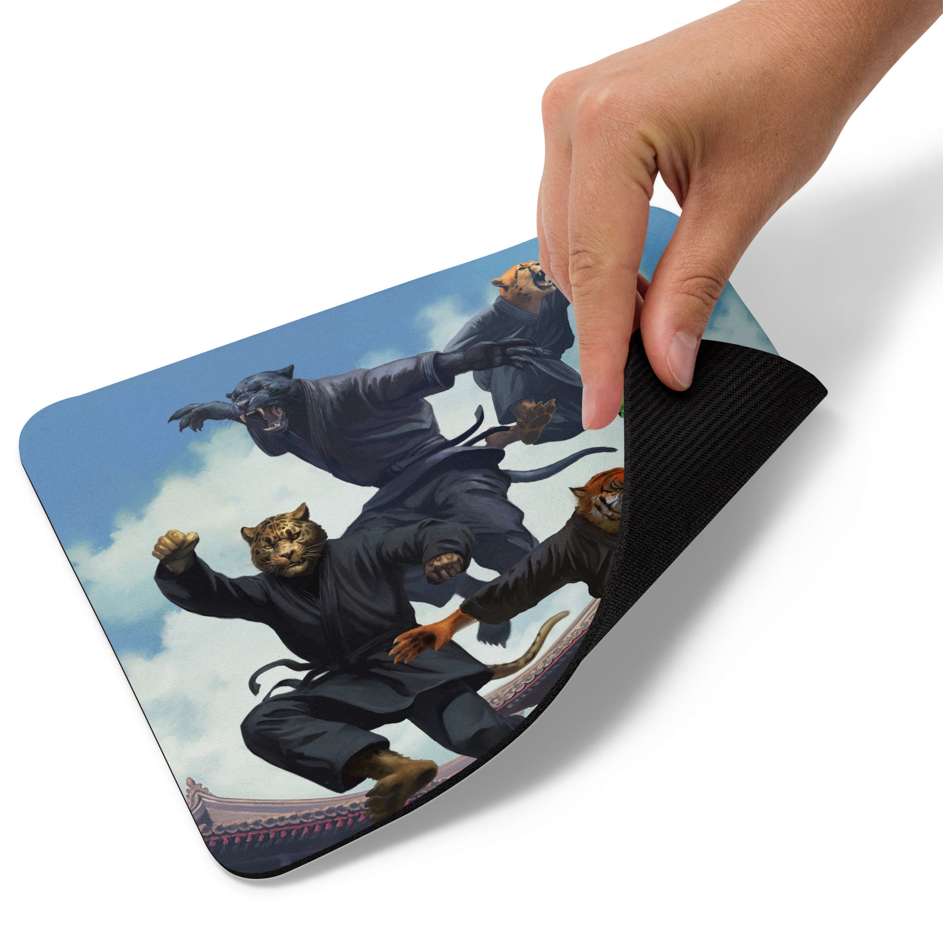 Zoo Jitsu Fighters CLAWS Characters Mouse Pad - Icon Heroes 