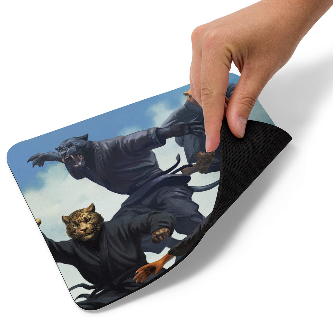 Jiu Jitsu Combat Creatures Mouse Pad by Lee Kohse B