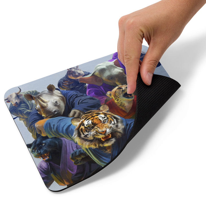 Jiu Jitsu Combat Creatures Mouse Pad by Lee Kohse A