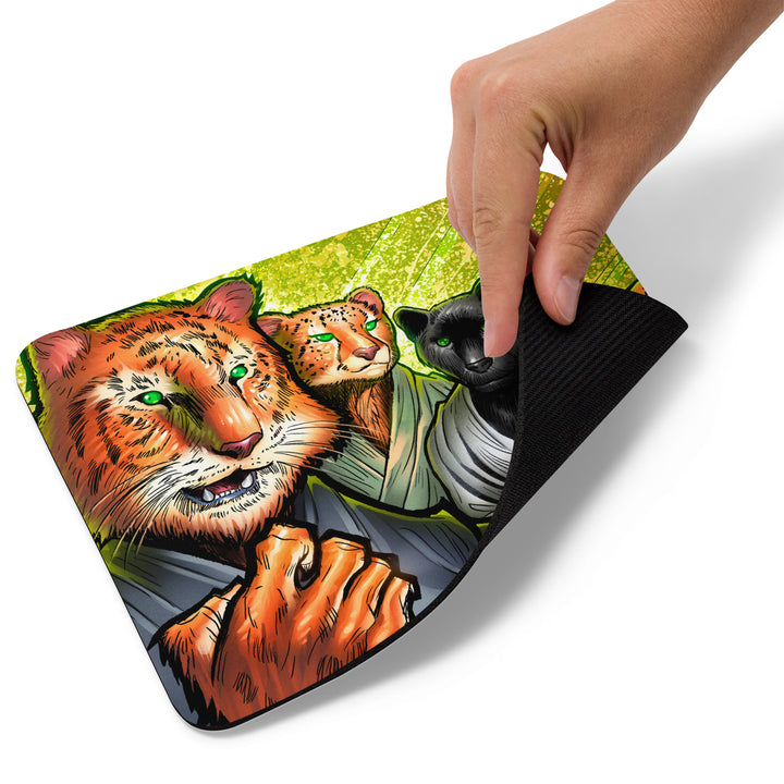 Jiu Jitsu Combat Creatures Mouse Pad by Shannon Eric Denton
