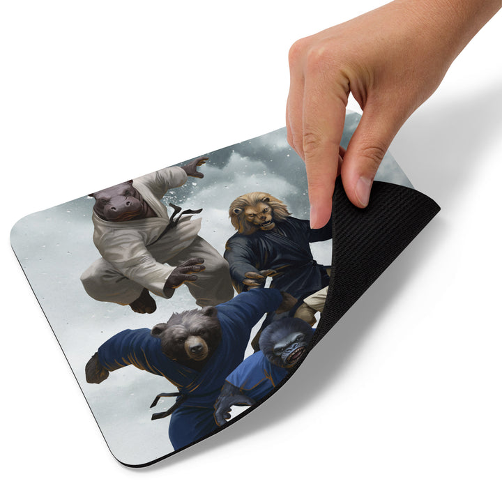 Jiu Jitsu Combat Creatures Mouse Pad by Lee Kohse C