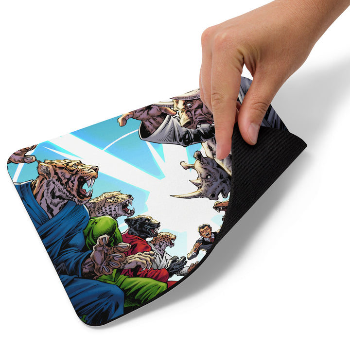 Jiu Jitsu Combat Creatures Mouse Pad by Kevin Conrad