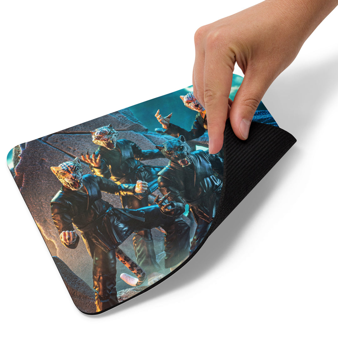Jiu Jitsu Combat Creatures Mouse Pad by Trevor Williams