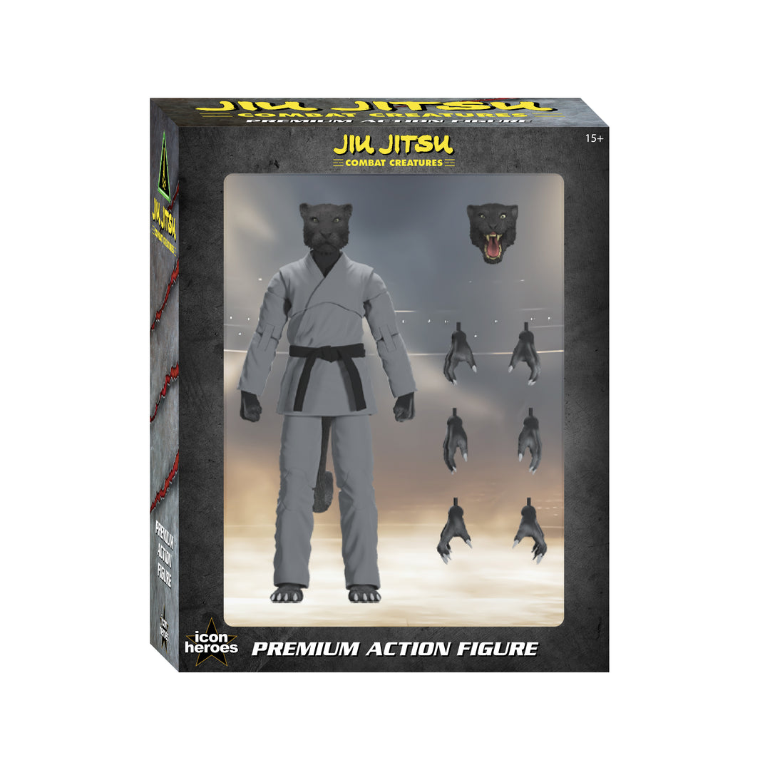 Jiu Jitsu Combat Creatures Paulo the Panther Action Figure
